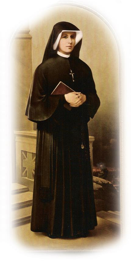 sta faustina em pé