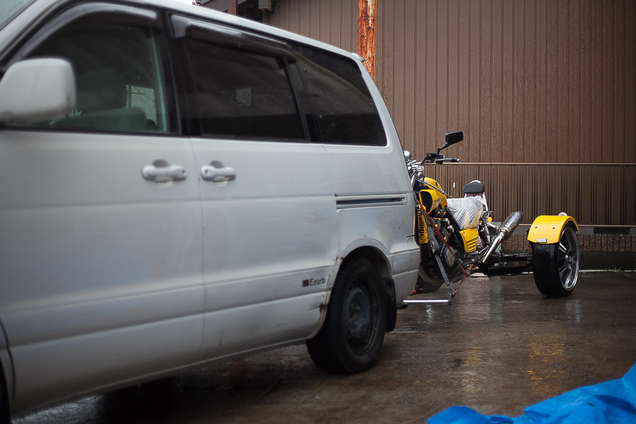 トライク車検完了 雨大嫌い 山本製作所作業日誌