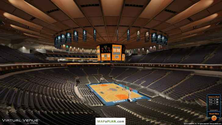 Madison square garden seating chart View from section 202
