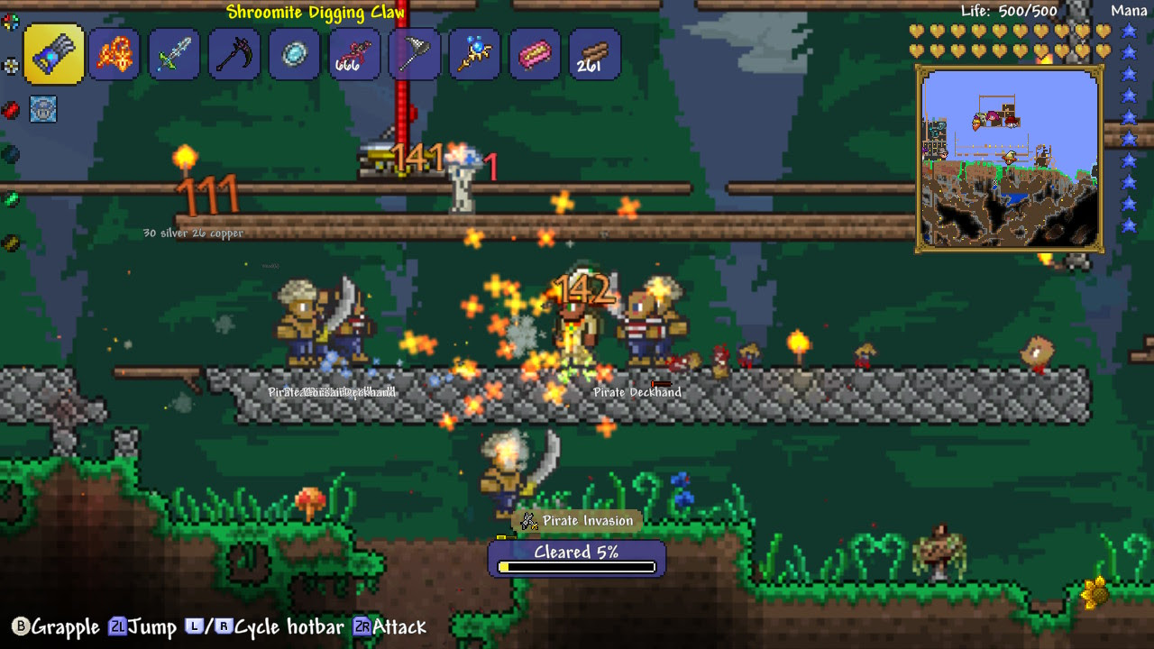 テラリア 海賊の地図が出ない トラップを作るよりもミニオンで倒した方がラク説 ぽぷりのゲーム日記