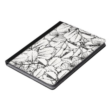 White Leaves iPad Case