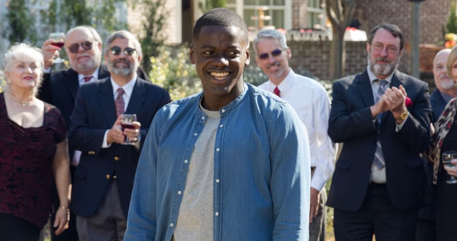 DANIEL KALUUYA as Chris Washington in "Get Out," a speculative thriller from Blumhouse (producers of "The Visit," "Insidious" series and "The Gift") and the mind of Jordan Peele, when a young African-American man visits his white girlfriend's family estate, he becomes ensnared in a more sinister real reason for the invitation.