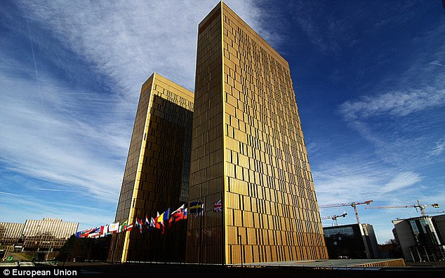 The ruling was made by the European Union Court of Justice (pictured). It comes after a Spanish man complained an online auction note about his repossessed home infringed his privacy. Google told MailOnline it is 'disappointed' by the ruling and argued it should not be a censor for data held on websites in its index