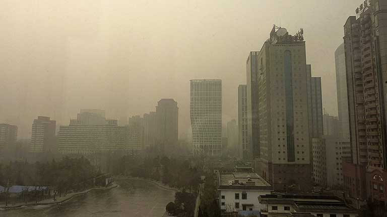 Pekín, en alerta amarilla por la contaminación