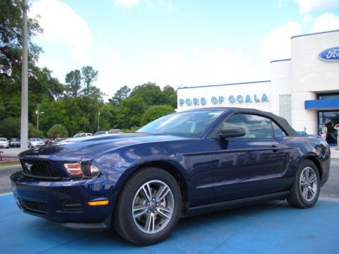 Ford Mustang 2011 Convertible. Kona Blue Metallic 2011 Ford
