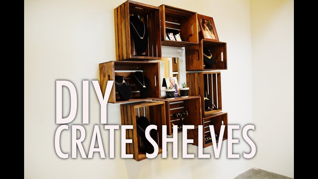 DIY Wood Crate Shelves 1280 x 848