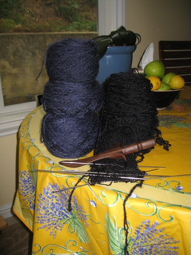 hand spun gansey yarn