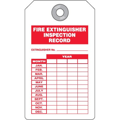 Printable Monthly Fire Extinguisher Inspection Form ...