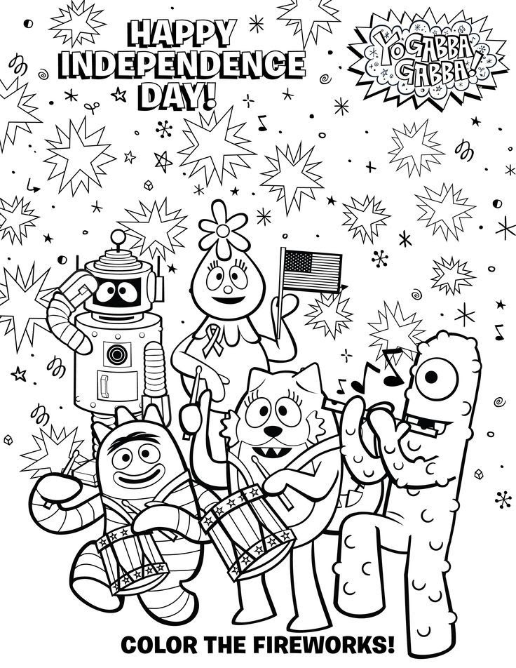 Free Yo Gabba Gabba Printable Coloring Pages Download Free Clip Art Free Clip Art On Clipart Library