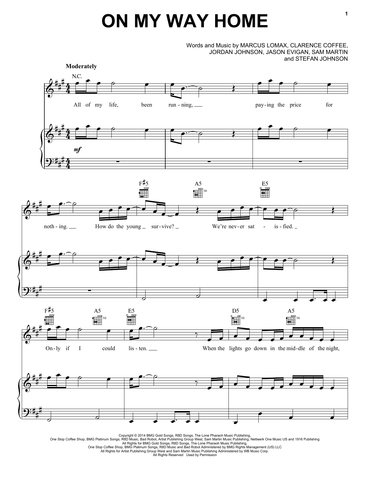 on my way home pentatonix lyrics