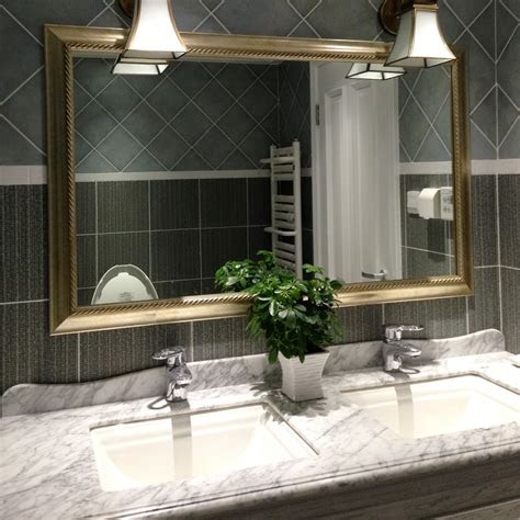 Standard size bevelled rectangular bathroom mirror 750mm x 1000mm made from 6mm thick silvered mirror. 25 great ideas and pictures cool bathroom tile designs