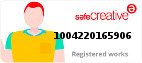 Safe Creative #1004220165906