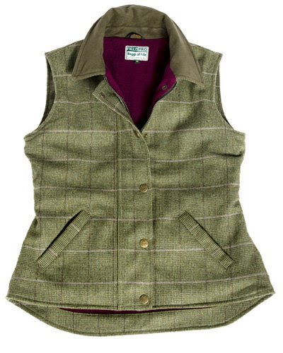 Best Reviews of Hoggs of Fife Isla Tweed Ladies Waterproof Waistcoat Size 14