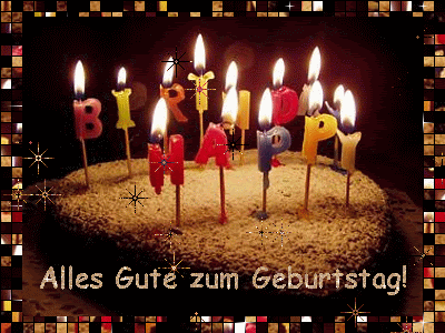 herzlichen glückwunsch zum deinem geburtstag