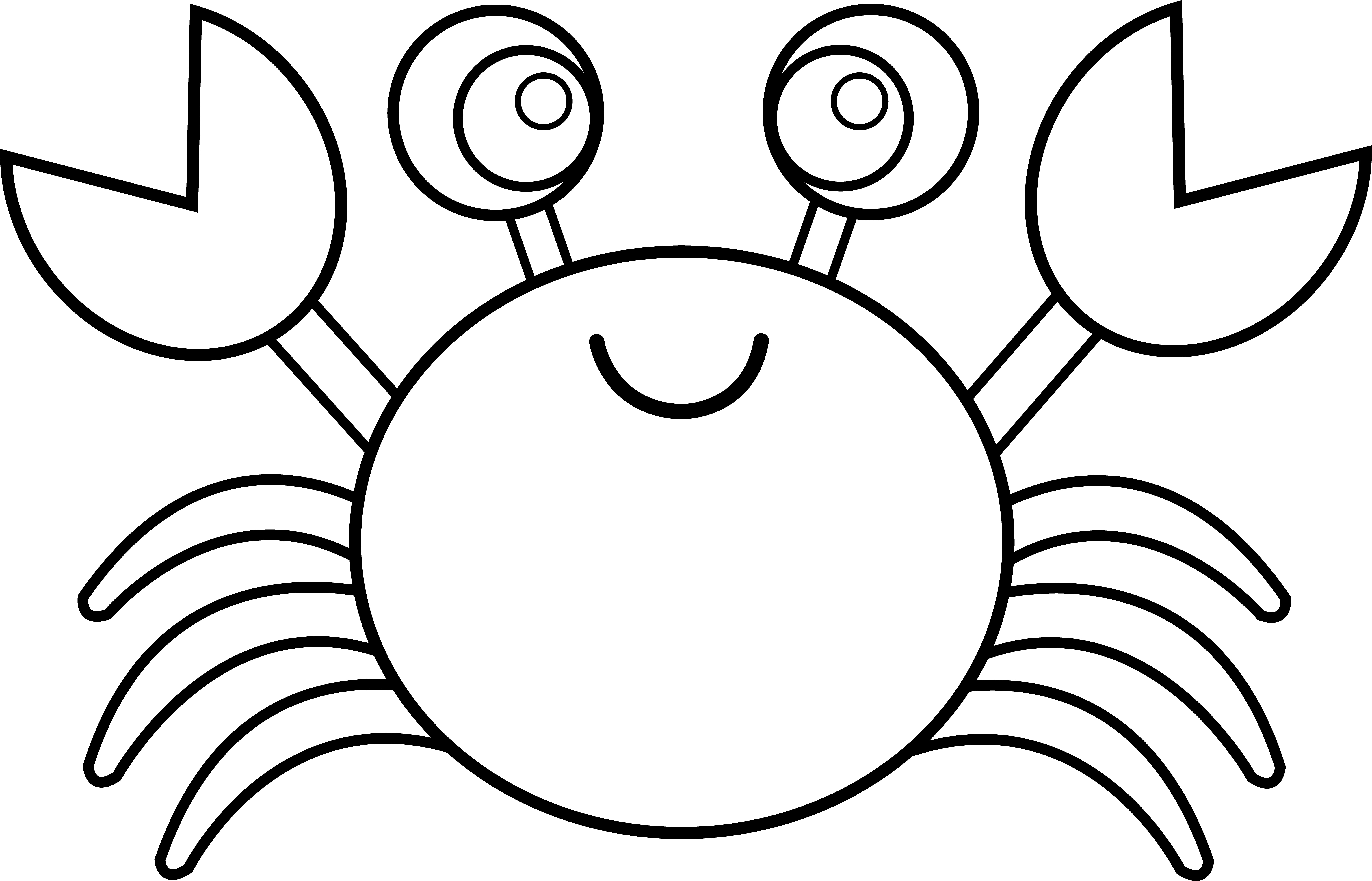 Cartoon Crab Drawing at GetDrawings | Free download