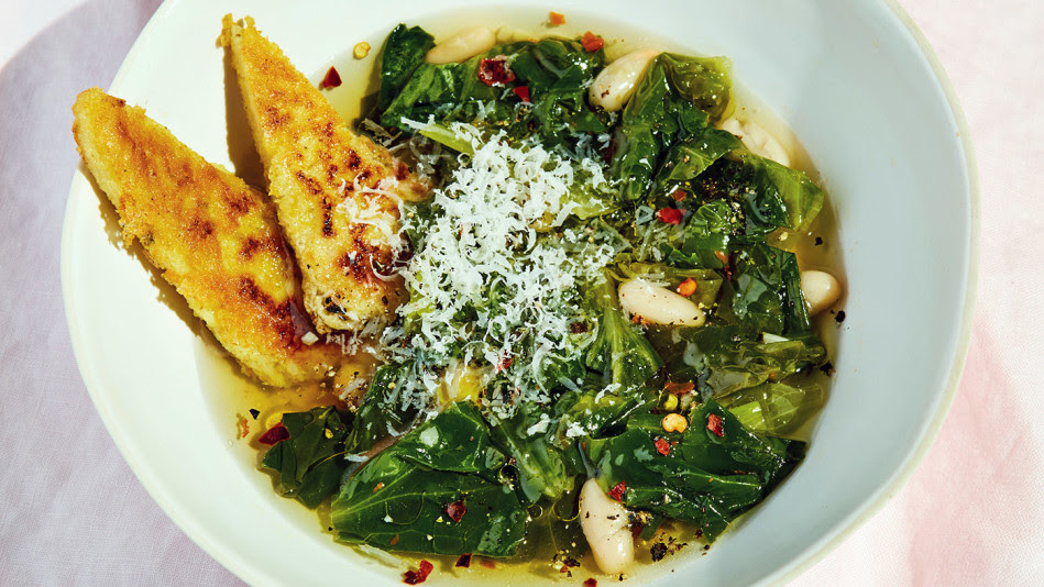Escarole And Cannellini Bean Soup Recipe Cherry Bombe Cookbook