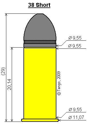 rimfire bullet. The revolver rimfire cartridge