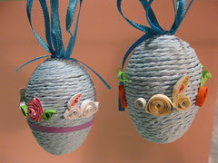 Quilled Rabbit Eggs