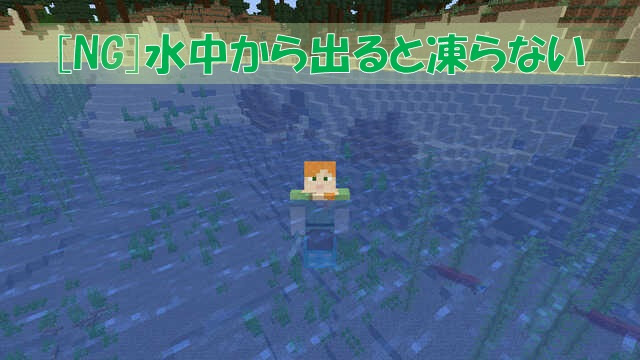 マイクラ 氷渡り 氷上歩行 の効果を解説 海を凍らせて渡ろう ビビアンのマイクラ攻略ブログ