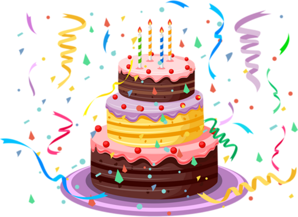 Clipart Gratuit Gateau Anniversaire