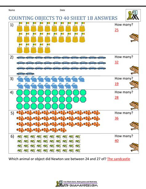  printable counting worksheet counting up to 50