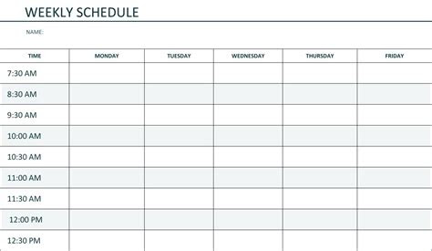You'll find two options for weekly calendars and two options for monthly calendars. printable monday through friday calendar qualads printable blank