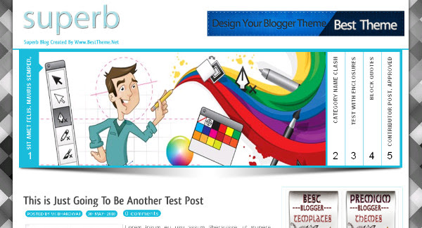 Superb - AdVanced Blogger Template