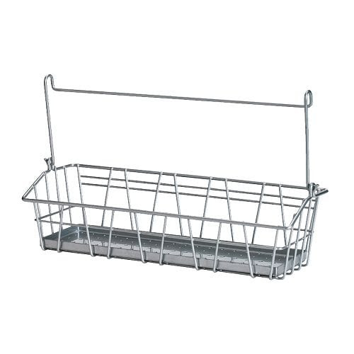 BYGEL Wire basket IKEA Can be hung on BYGEL rail, mounted to the wall or the inside of a kitchen cabinet frame or door. Saves space on the countertop