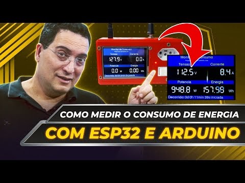 Esp32 medindo potência AC e consumo KW/h Tensão e Corrente RMS com Arduino 