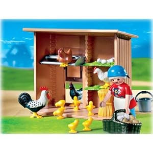 Playmobil - 4492 Chicken Coop: Amazon.co.uk: Toys &amp; Games