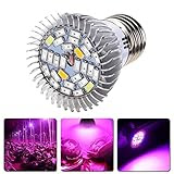 COOLEAD 28W フルスペクトル E27 LED植物成長ランプ　 植物育成LED 園芸 室内水耕栽培用ライト