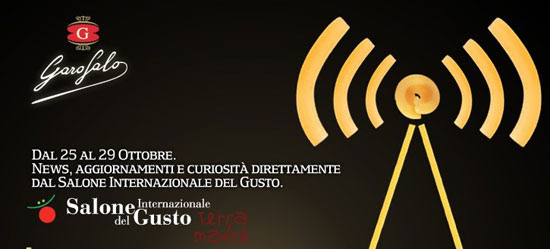 diretta streaming salone del gusto