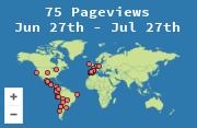 Locations of visitors to this page