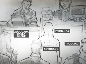 22.nov.2012 - Fernanda Gomes de Castro responde a perguntas em interrogatório na tarde desta quinta-feira (22) (Foto: Leo Aragão/G1)
