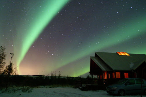 Northern lights at the summer house