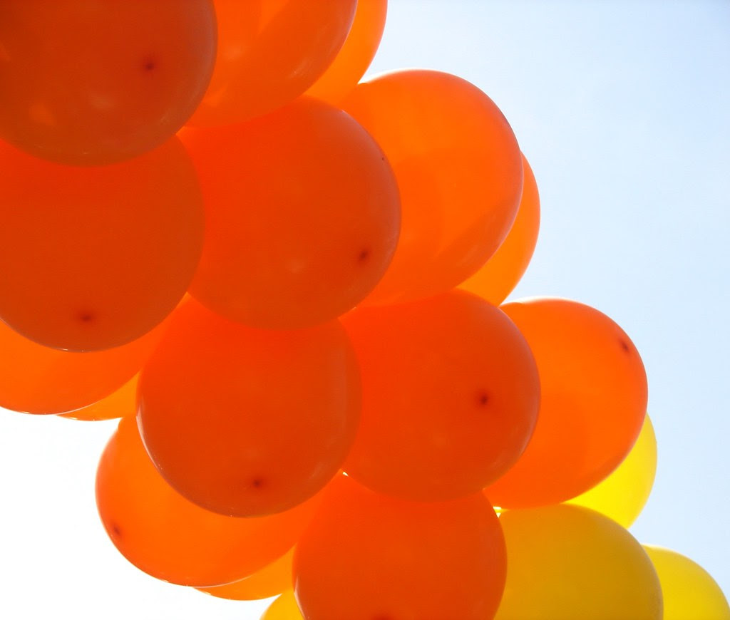 Orange and Yellow Balloons
