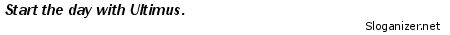 generated by sloganizer.net