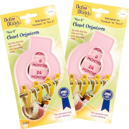 Baby Buddy Size-It Closet Organizers, 5-Count
