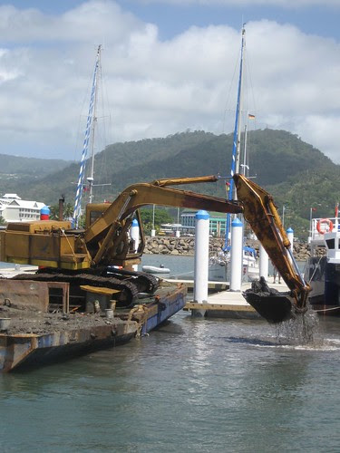 Apia marina dredge