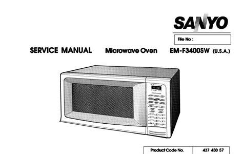 Free Download sanyo microwave manual pdf Free eBooks PDF