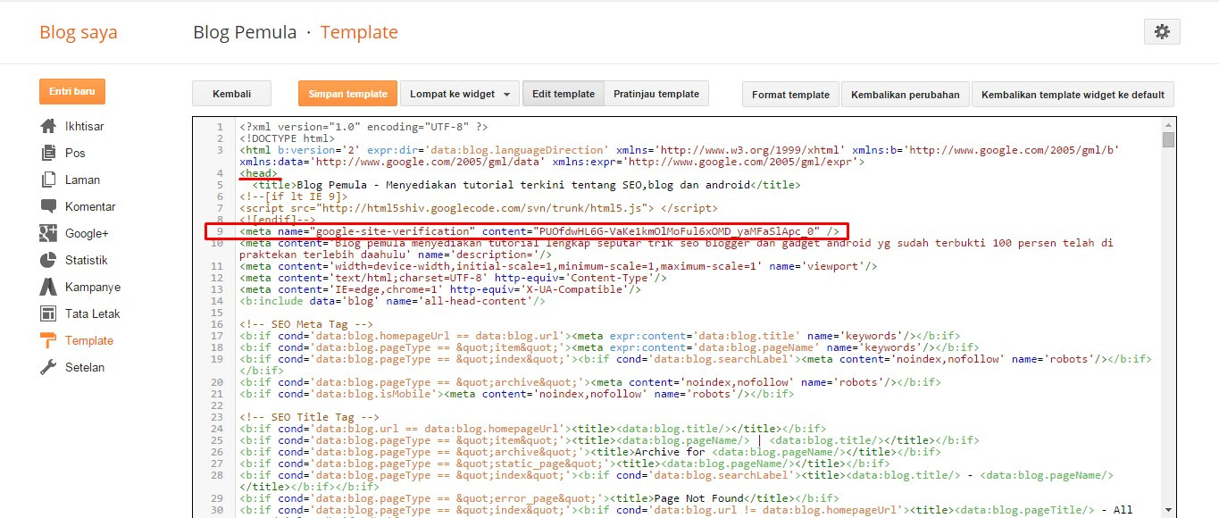 Mendaftar webmaster tool google