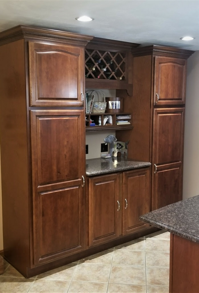 Stained Kitchen Cabinets - Finishing Touch Carpentry