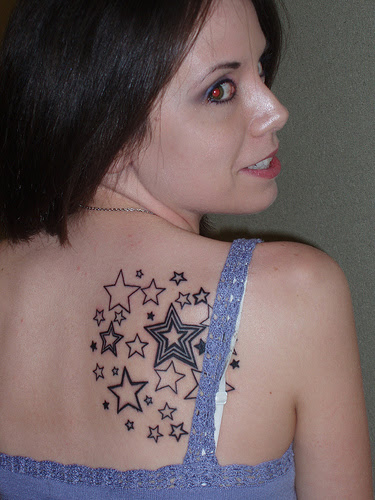 Sexy Cute Girl With Flower Tattoo 