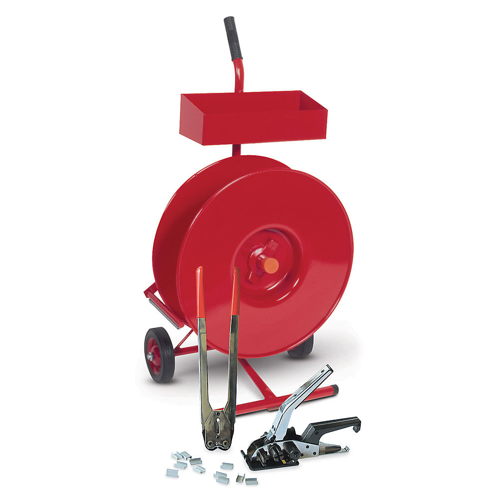 Poly Strap Kit With Portable Dispenser - -1/2" Wide Polypropylene Strapping  (U0554)