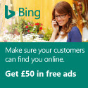 UK: Search Advertising sign up page