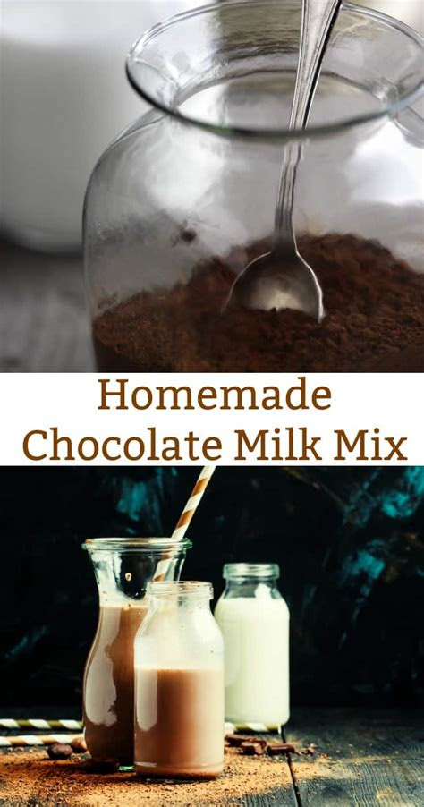 homemade chocolate milk mix recipe