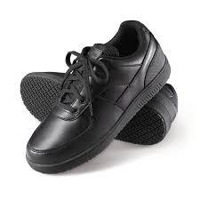 Safetrax Women's Jessie Non Skid Athletic Shoe - Black - Clothing ...