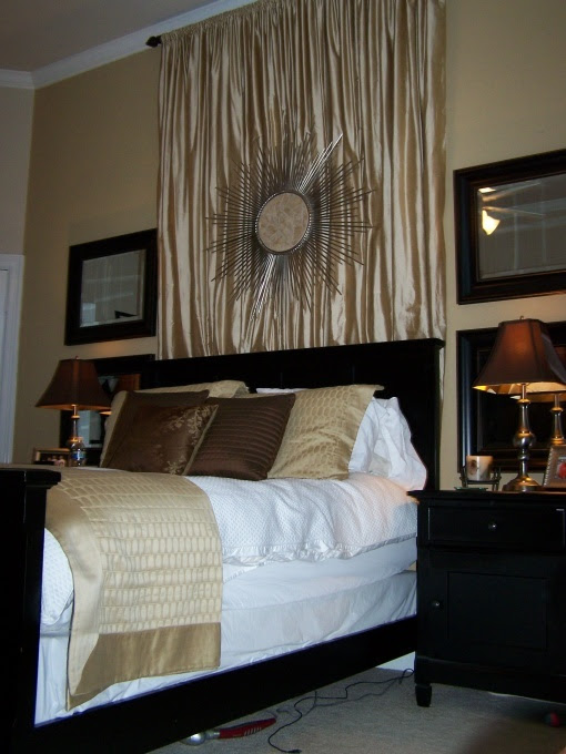 black and gold master bedroom | bedroom ideas | Pinterest