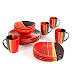Modern Plates And Bowls Set / Gibson home regalia 46 piece dinnerware and serveware set service.