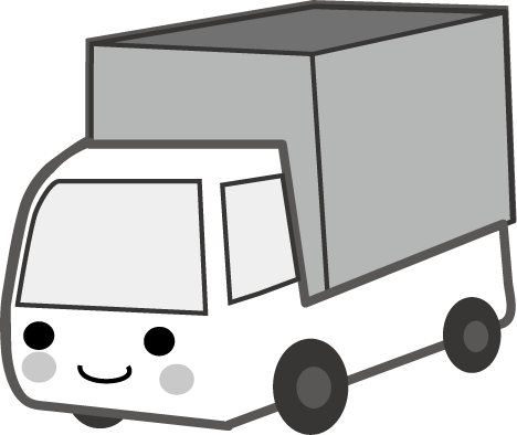 トラック君のイラスト 無料イラスト フリー素材